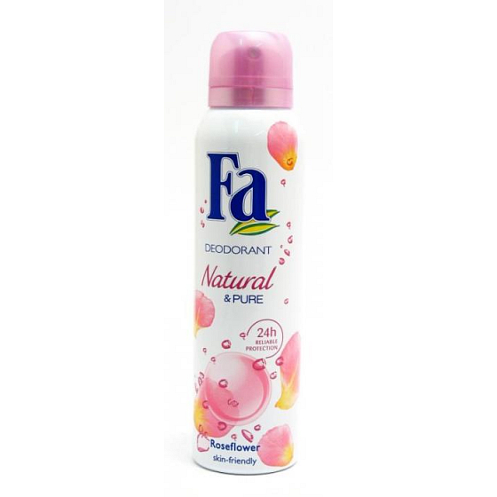 Fa Natural & Pure Rose deodorant spray for women 150 ml