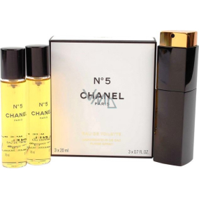 Chanel No.5 Eau de Toilette Set for Women 3 x 20 ml VMD parfumerie drogerie