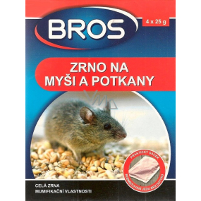 Bros Grain for mice and rats 4 x 25 g