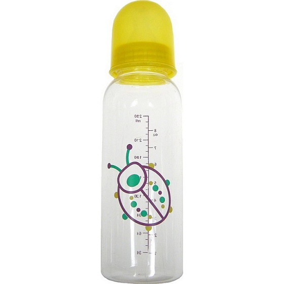 Pretty Cherubs baby bottle with silicone pacifier 250 ml
