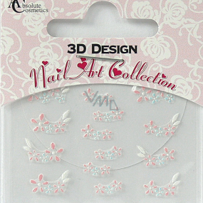 Absolute Cosmetics Nail Art 3D nail stickers 24916 1 sheet