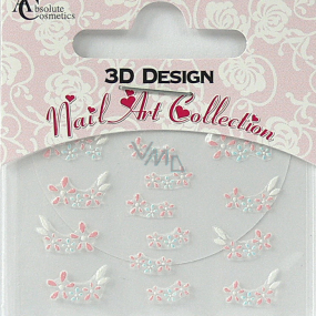 Absolute Cosmetics Nail Art 3D nail stickers 24916 1 sheet