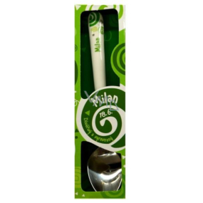 Nekupto Twister Spoon named Milan green 16 cm