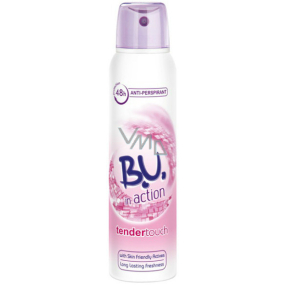 B.U. In Action Tender Touch antiperspirant deodorant spray for women 150 ml