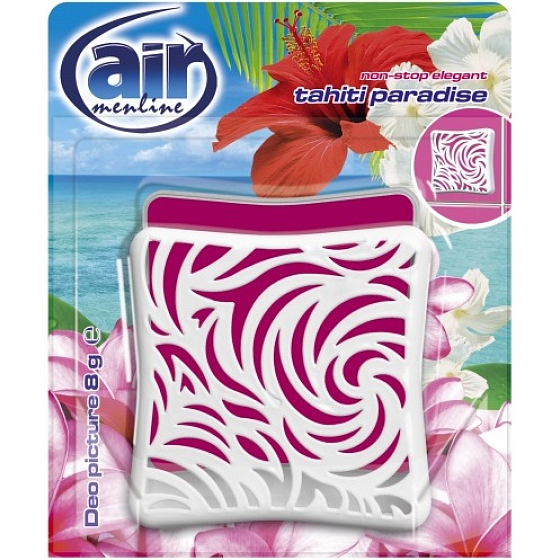 Air Menline Deo Picture Non Stop Elegant Tahiti Paradise gel air freshener 8 g