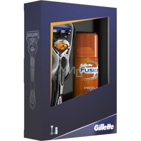 Gillette Fusion ProGlide Flexball Shaver + Fusion Hydrating Shaving Gel 75 ml, cosmetic set, for men