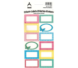 Sheet of Household Stickers Scrapbook 12 Labels