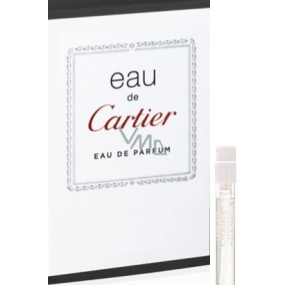 Cartier Eau de Cartier perfumed water unisex 1.5 ml with spray, vial