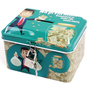 Albi Funny tin money boxes For the first million