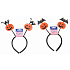 Headband with pumpkin bat, cat