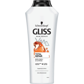 Gliss Kur Total Repair regenerating shampoo for dry and stressed hair 250 ml