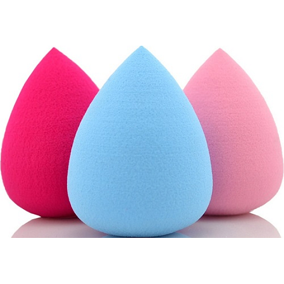 Makeup sponge drop small 3 x 2 cm 3 pieces