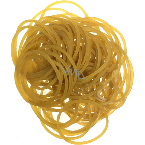 Yellow rubber bands, 80 pieces