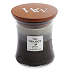 WoodWick Trilogy Warm Woods - Scented candle with wooden wick and lid glass medium 275 g