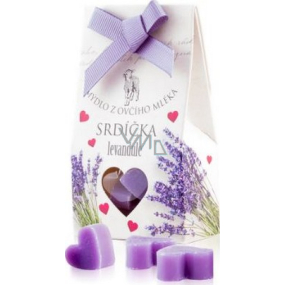 NeoCos Lavender Sheep Milk Soap Hearts 6 x 2 g