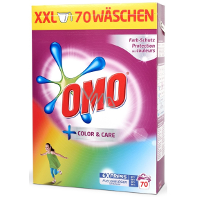 Omo Color & Care washing powder, colored laundry 70 doses 4.9 kg