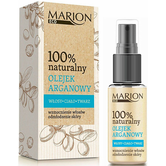 Marion Eco Argan oil from Morocco 100% natural organic oil for hair, skin and body, skin rejuvenation 25 ml