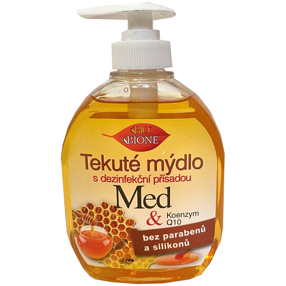 Bione Cosmetics Med and Q10 liquid soap with disinfectant 300 ml