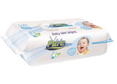 Pure Soft Touch baby wet wipes with clip 120 pieces