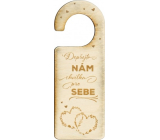 Albi Wooden door tag Wedding 22,5 x 8,3 x 0,3 cm