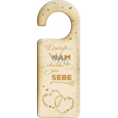 Albi Wooden door tag Wedding 22,5 x 8,3 x 0,3 cm