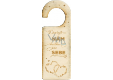 Albi Wooden door tag Wedding 22,5 x 8,3 x 0,3 cm