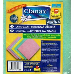 Clanax Universal cloth viscose nonwoven 38 x 35 cm 5 pieces