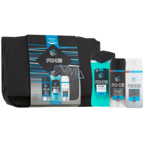 Ax Ice Chill shower gel for men 250 ml + deodorant spray for men 150 ml + antiperspirant deodorant spray for men 150 ml + backpack, cosmetic set