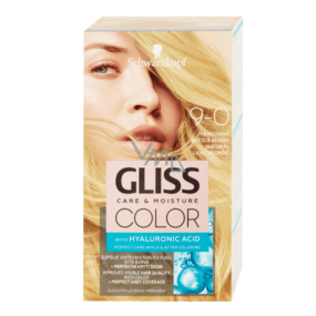 Schwarzkopf Gliss Color hair color 9-0 Natural light blond 2 x 60 ml