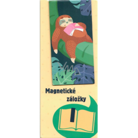 Albi Magnetic bookmark for the book Sloth sleeping with a book 8.7 x 4.4 cm