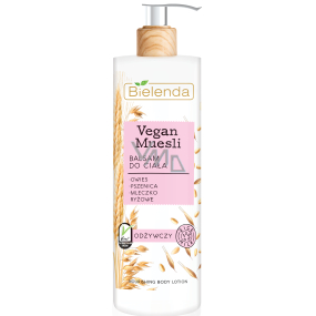 Bielenda Vegan Muesli Wheat + oats + rice milk nourishing body lotion 400 ml