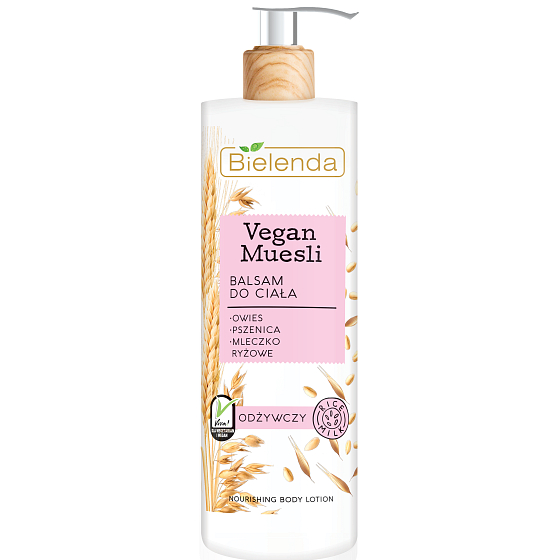 Bielenda Vegan Muesli Wheat + Oats + Rice Milk Nourishing Body Lotion 400 ml