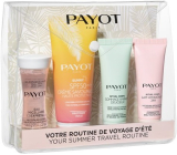 Payot Summer Travel Kit Eau Micellaire Express Facial Lotion 30 ml + Creme Savoureuse SPF50 Sunscreen 50 ml + Gommage Amande Déclicieux Body Scrub 25 ml + Lait Hydratant 24H Body Care 25 ml, Promo Travel Cosmetic Kit in a Bag 2021