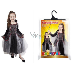 Rappa Halloween Witch costume with bats for children, size L