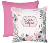 Nekupto Cozy home Wonderful grandma pillow 40 x 40 cm