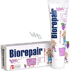 Biorepair Kids Toothpaste with grape flavour for children 0-6 years 50 ml