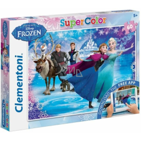 Clementoni Puzzle SuperColor Disney Ice Kingdom 60 pieces, recommended age 5+