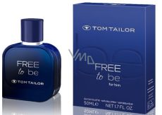 Tom Tailor Free to be for Him Eau de Toilette for men 50 ml