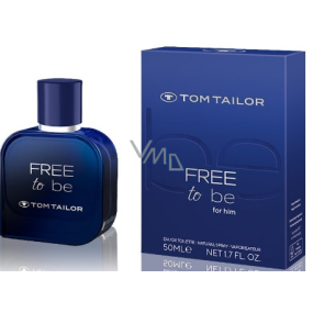 Tom Tailor Free to be for Him Eau de Toilette for men 50 ml