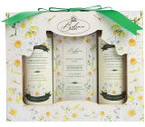 Bohemia Gifts Chamomile shower gel 100 ml + hair shampoo 100 ml + toilet soap 100 ml, cosmetic set for women
