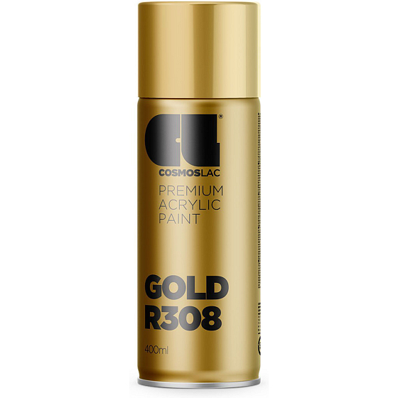 CL Cosmoslac decorative acrylic spray R308 gold 400 ml