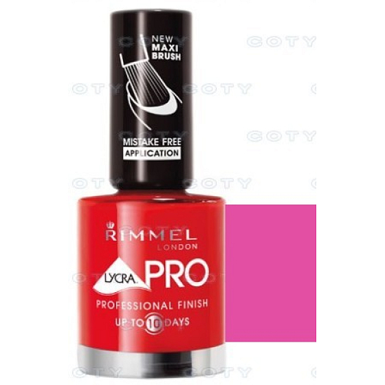 Rimmel London Lycra Pro Nail Polish 288 Baby Pink long lasting 12 ml
