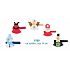 Devil or Nicholas Christmas figurine on a 8 cm peg