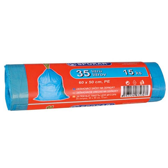 Spokar Retractable dust bag 35 liter, 60 x 50 cm, 15 pcs