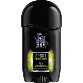 Fa Men Xtreme Sport Energy Boost 72h antiperspirant deodorant stick for men 50 ml