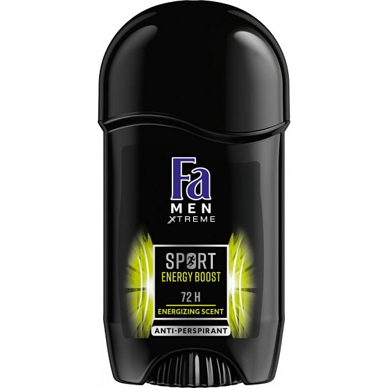 Fa Men Xtreme Sport Energy Boost 72h antiperspirant deodorant stick for men 50 ml