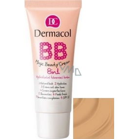 Dermacol Magic Beauty Cream Moisturizing BB Cream 8in1 Nude Shade 30 ml