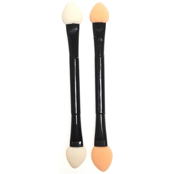Eyeshadow applicator double sided 7.5 cm 2 pieces 80060