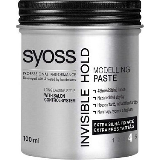 Syoss Invisible Hold Modeling Paste shaping hair paste 100 ml