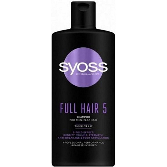 Syoss Full Hair 5 shampoo for fine hair without volume 440 ml